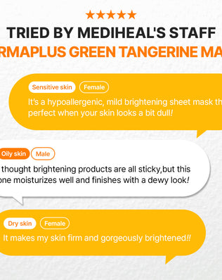 Dermaplus Green Tangerine Mask (10 Pack) - [brand_name]