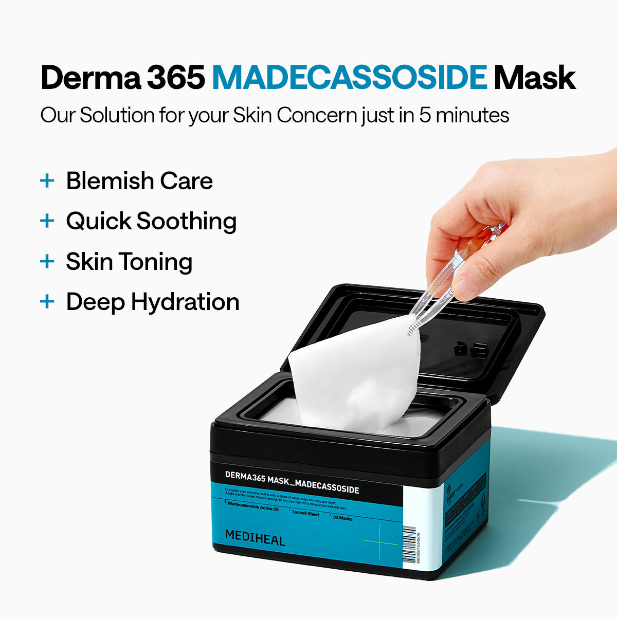 Derma365 Mask Madecassoside – Mediheal US