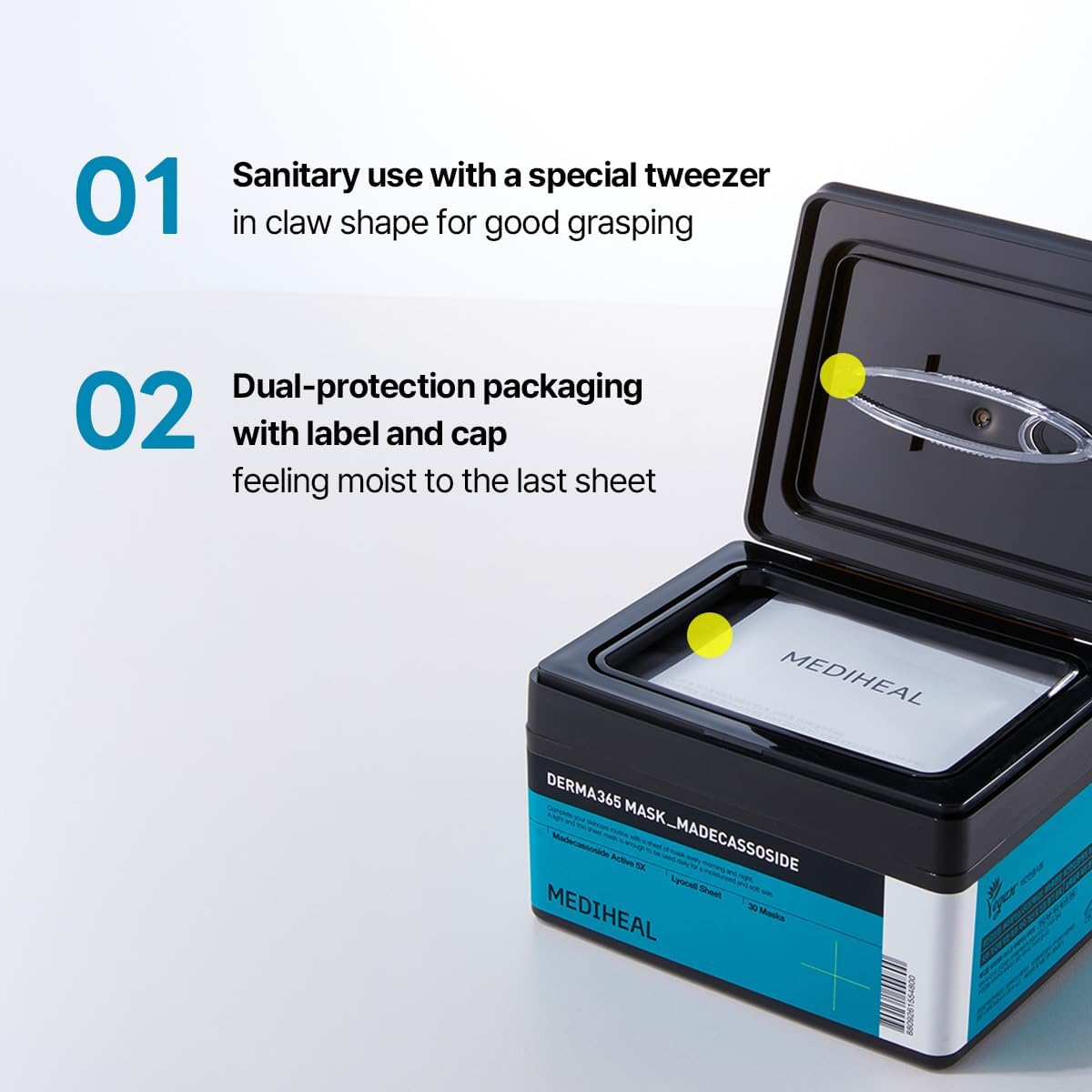 Derma365 Mask Madecassoside – Mediheal US