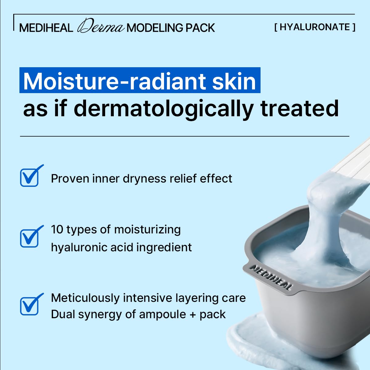 Derma Modeling Pack Hyaluronate Moisture