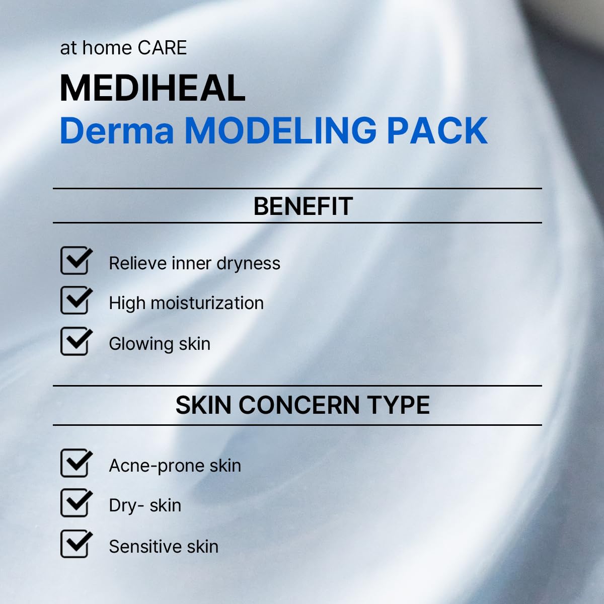 Derma Modeling Pack Hyaluronate Moisture