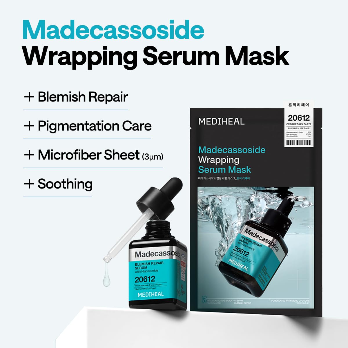 Mediheal Madecassoside Wrapping Serum Mask