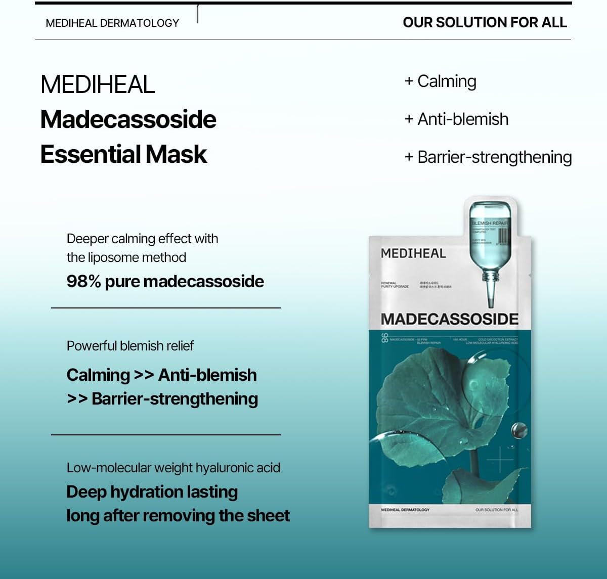 Madecassoside Essential Mask Blemish Repair