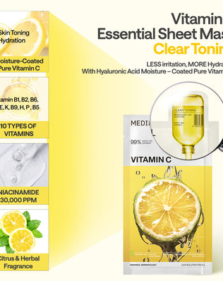 Vitamin C Essential Mask_Clear Toning 10 - [brand_name]