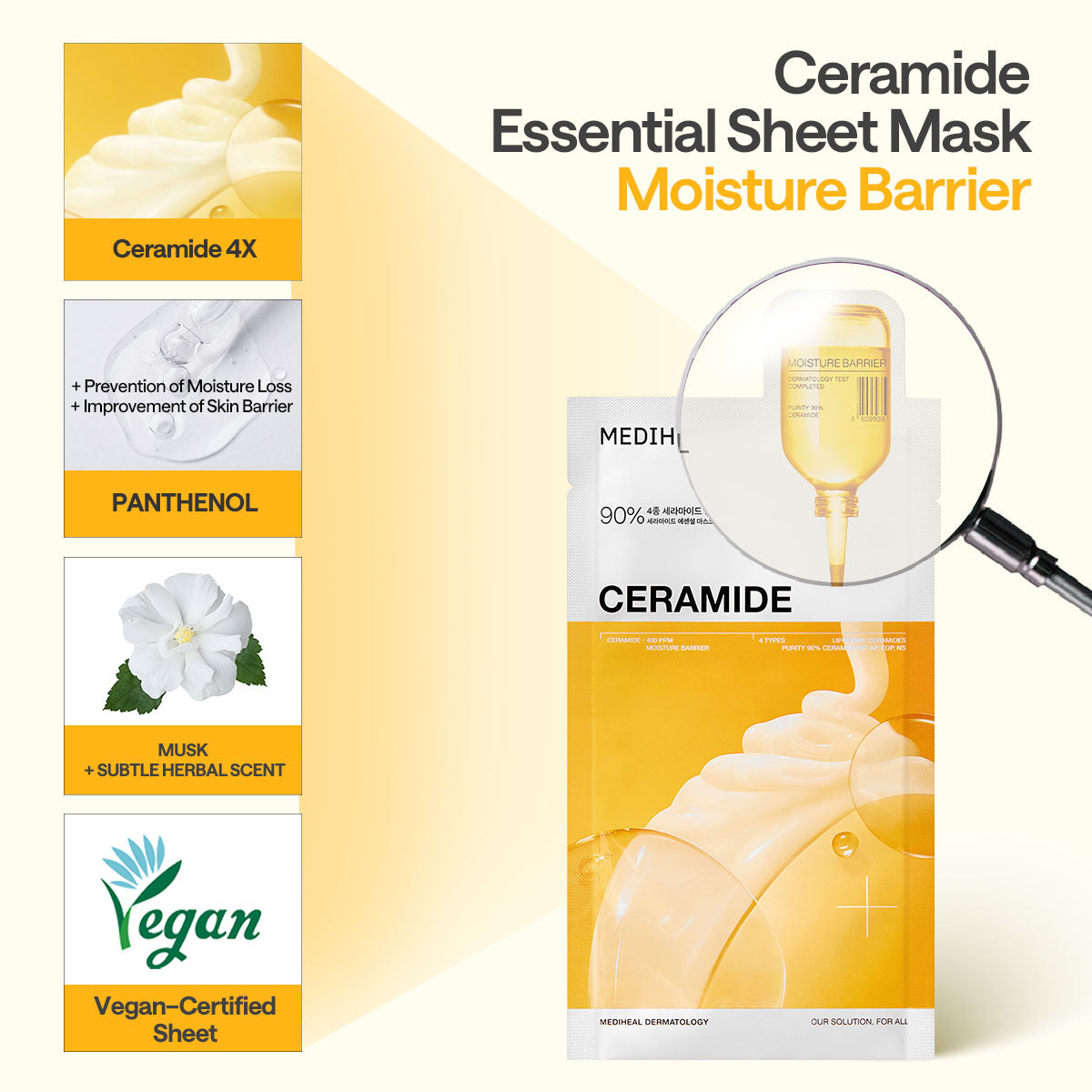 Ceramide Essential Mask Moisture Barrier – Mediheal US