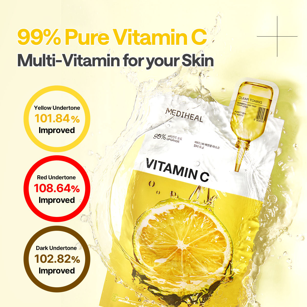 Vitamin C Essential Mask Clear Toning – Mediheal US