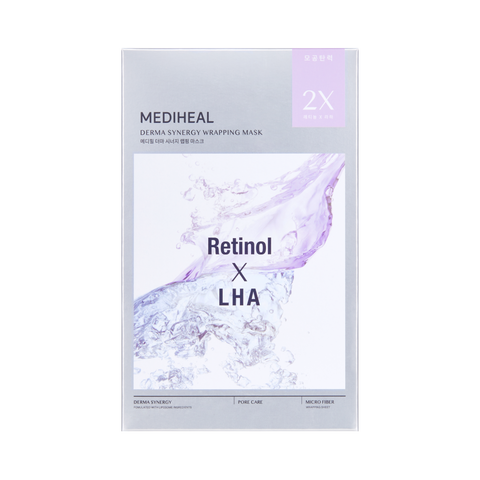MEDIHEAL【50枚セット】ラッピング マスク（Retinol×LHA） Derma Synergy Wrapping Mask Pore – Mediheal US