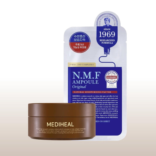 N.M.F Ampoule Mask + Retinol Collagen Eye Patch